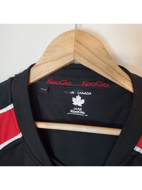 2011 KooGa Team Canada Rugby World Cup Jersey Black Size XL - Picture 4 of 5